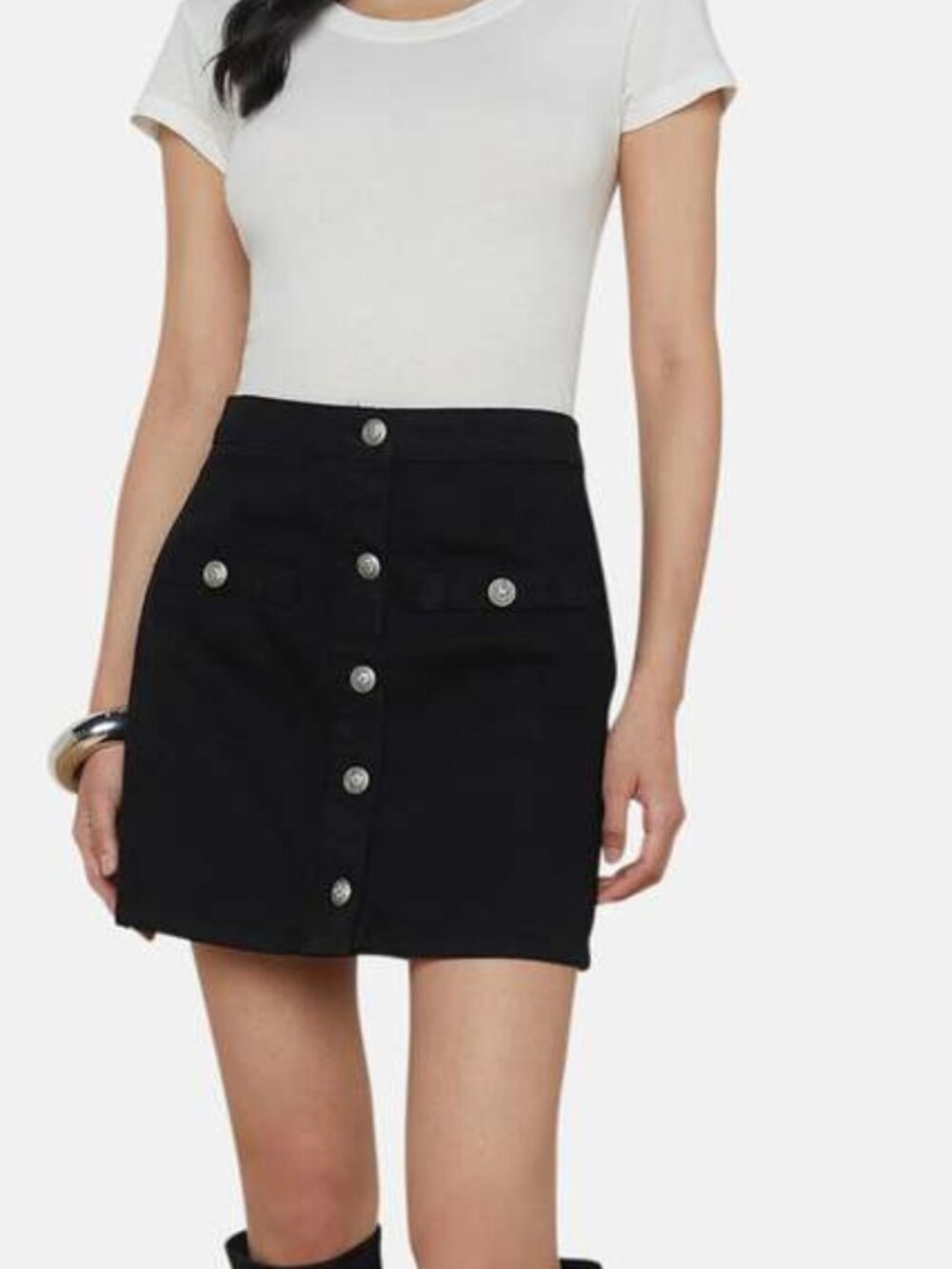L’Agence Kris Demin Jean Skirt
